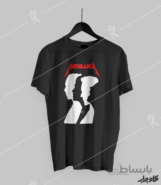 تیشرت مشکی متال 2