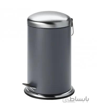 سطل زباله پدالی ایکیا مدل MJOSA رنگ خاکستری