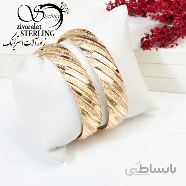 النگو طرح طلا مدل خطی