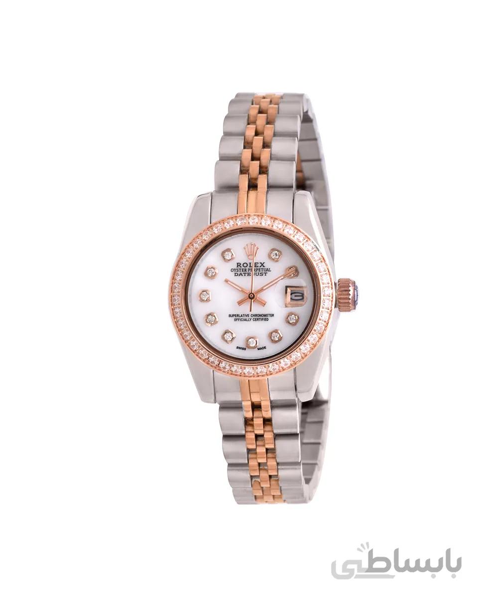 ساعت مچی زنانه رولکس ROLEX DATE JUST s/r/w 16888