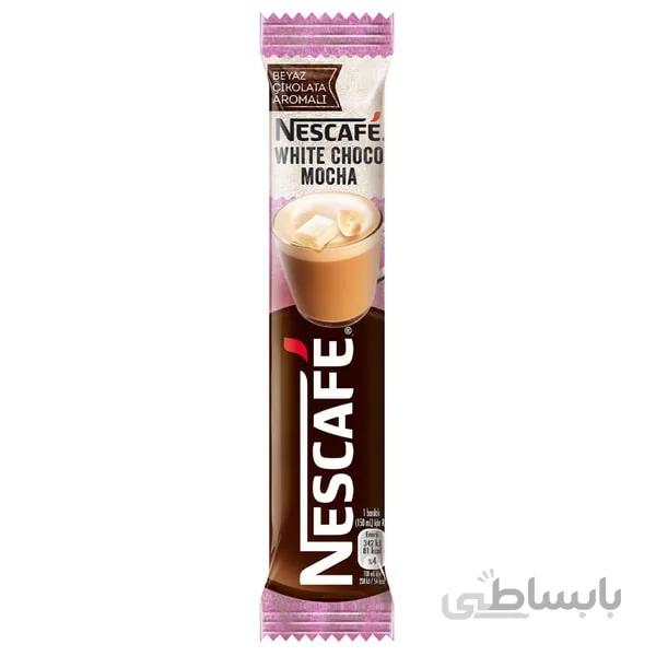 نسکافه وایت چوکو موکا – قهوه فوری موکا نسکافه با شکلات سفید تک ساشه- NESCAFE WHITE CHOCO MOCHA