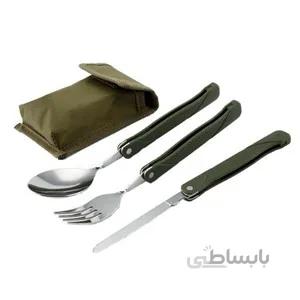 قاشق چنگال مسافرتی تاشو