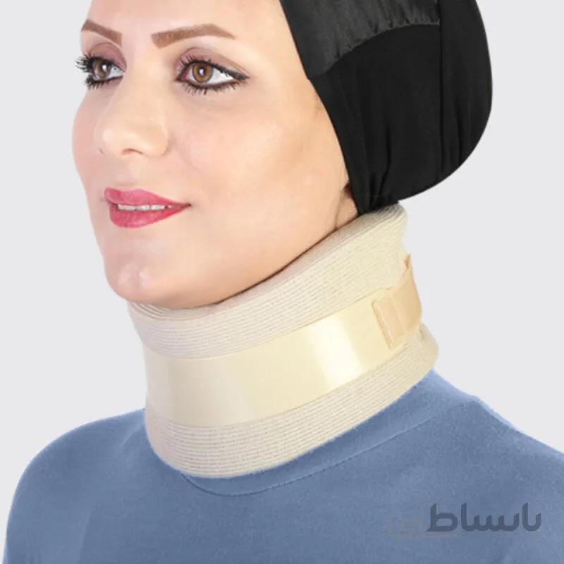 گردنبند طبی نیمه سخت طب و صنعت 50800 ا 50800 semi rigid cervical collar tebosanat