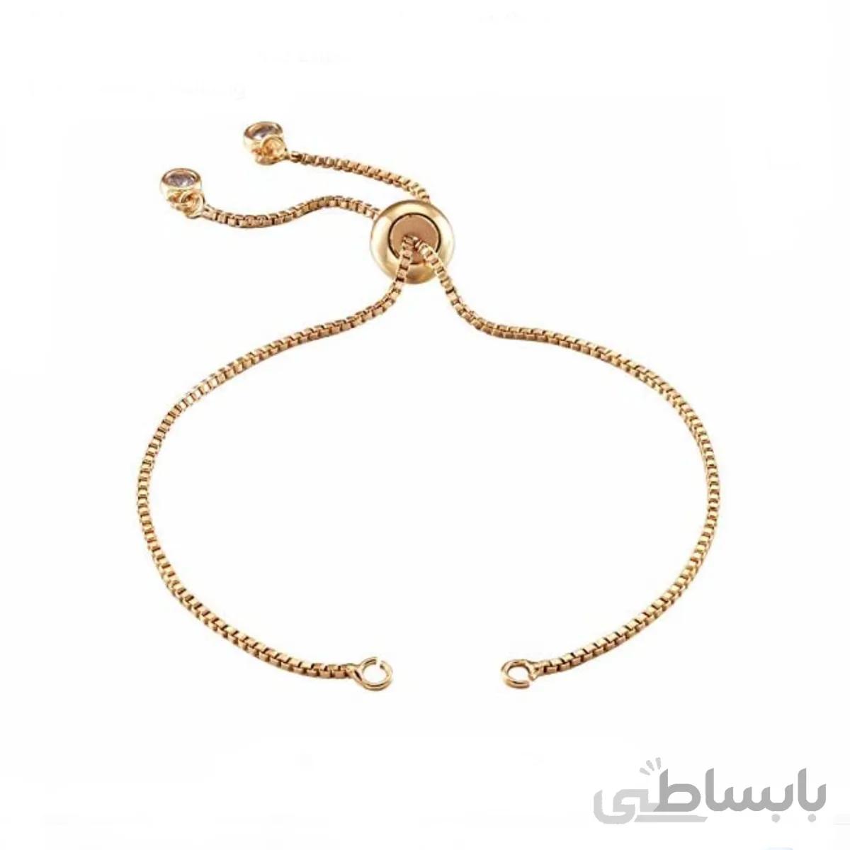 بند دستبند آسانسوری مدل ونیزی رنگ طلایی و نقره ای