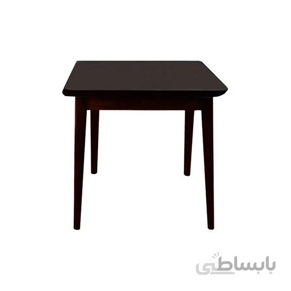 میز مربع نظری مدل تریا تمام چوب