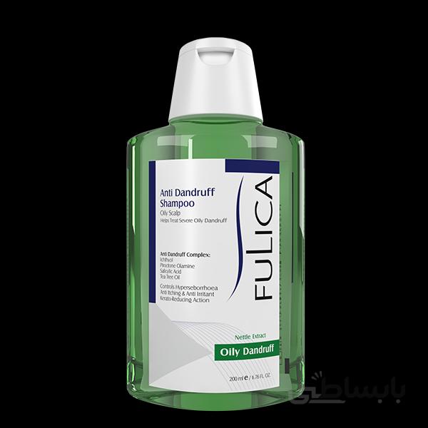 شامپو ضد شوره سر فولیکا مناسب موهای چرب حجم 200 میل ا Fulica Anti Dandruff Shampoo For Dry Hair 200ml
