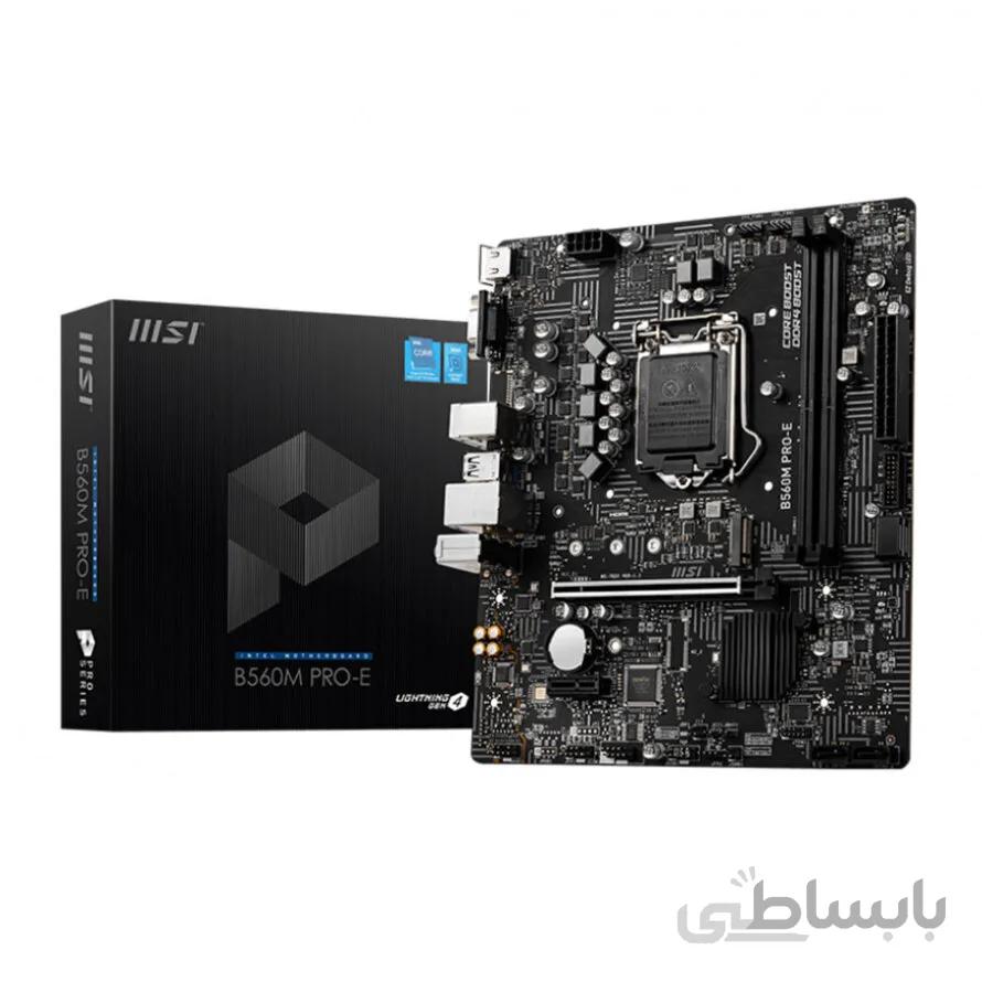 مادربرد ام اس آی B560M PRO-E ا MSI B560M PRO-E LGA1200 11th Gen Motherboard