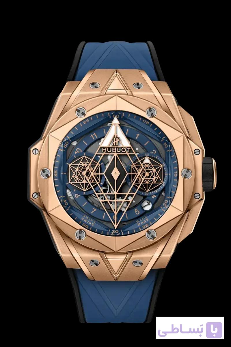 ساعت مچی مردانه هابلوت سوئیس HUBLOTSANG BLEU II KI