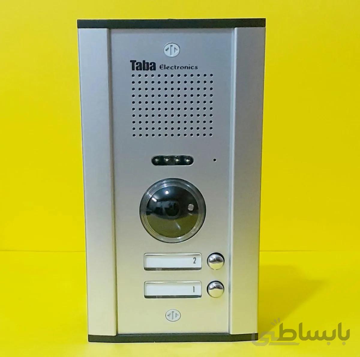 پنل ایفون تصویری تابا ثمین مدل 1083 دو واحدی