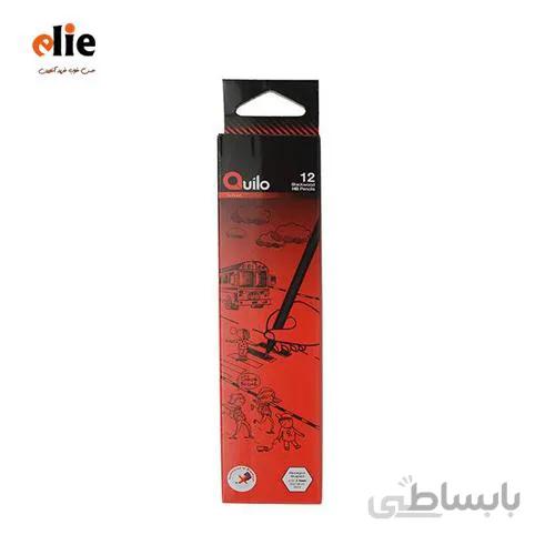 مداد مشکی کوییلو بسته 12 عددی