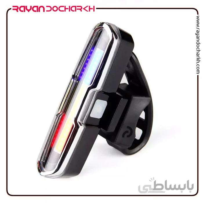 چراغ خطر شارژی پلیسی دوچرخه ۳ لامپ LED ZH-1808