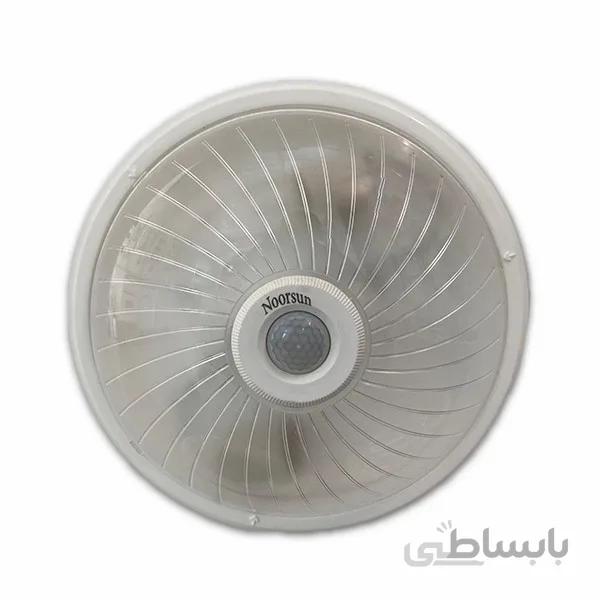 چراغ سقفی سنسوردار نورسان کد 14
