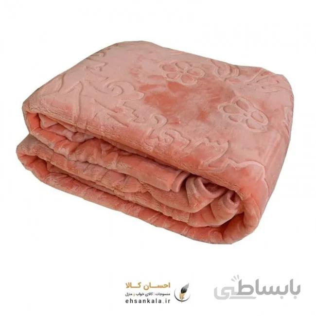 پتو چیکا یک نفره هلویی