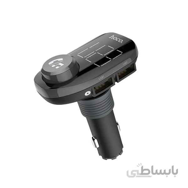 شارژر فندکی با قابلیت پخش موسیقی و تماس هوکو Hoco E45 Car Charger with Wireless FM Transmitter