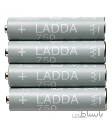 باتری نیم قلمی قابل شارژ ایکیا مدل LADDA ظرفیت ۷۵۰ میلی آمپر