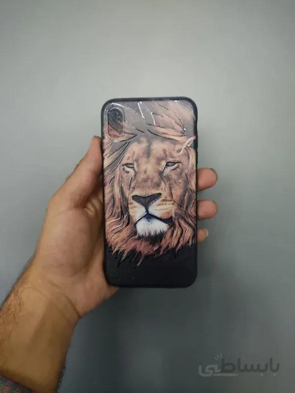 قاب گوشی اپل ایفون xsmax طرح lion