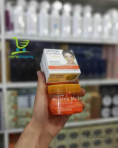ماسک دور چشم بیواکوا ویتامین سی BIOAQUA Orange Eye Mask