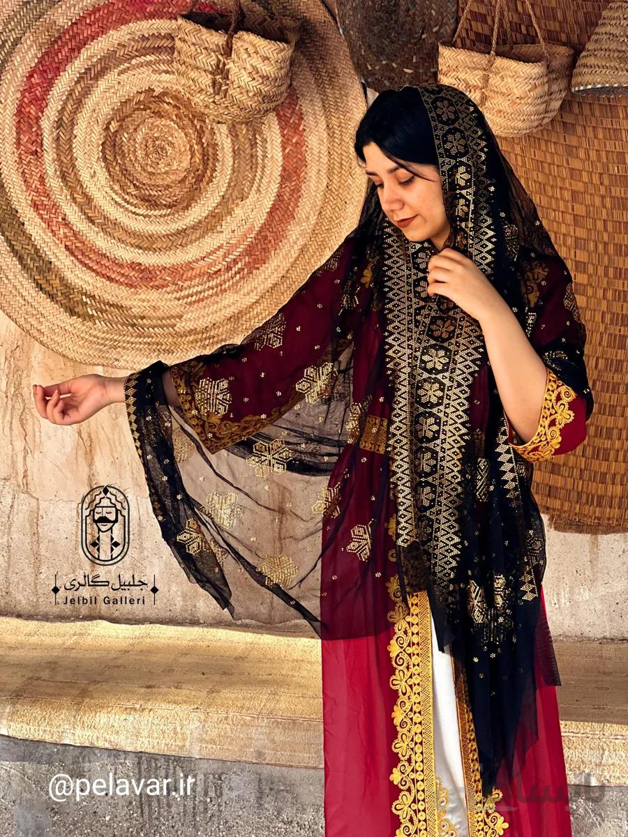 شال مجلسی سنتی با لبه زانفیکس jg204