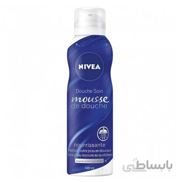 موس شستشو بدن نیوا مدل De Douche Nourrissante حجم 200 میلی لیتر