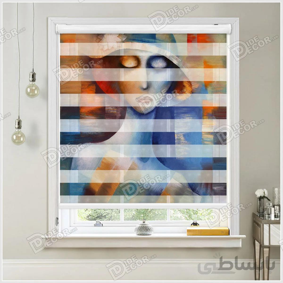 پرده زبرا طرح نقاشی کد ZSP-20