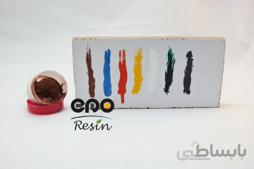 رنگ خمیری قهوه ای