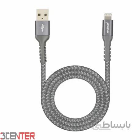 کابل تبدیل USB به لایتنینگ کلومن پلاس مدل +K2 طول 2