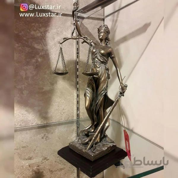 مجسمه فرشته عدالت گلدکیش ا Goldkish Lady Justice Statue