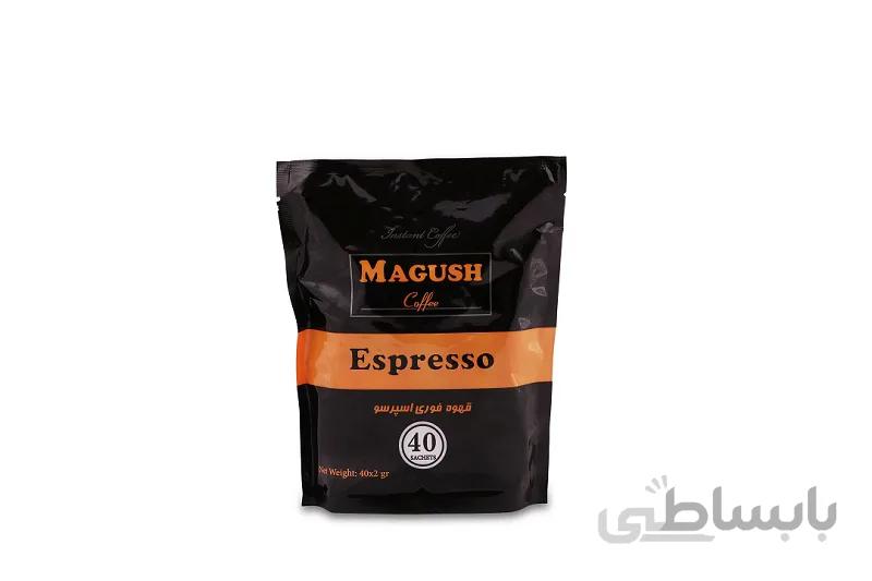 قهوه اسپرسو دو گرمی چهل عددی ماگوش