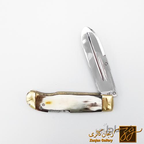 چاقوی ضامن دار تیغه بادامی