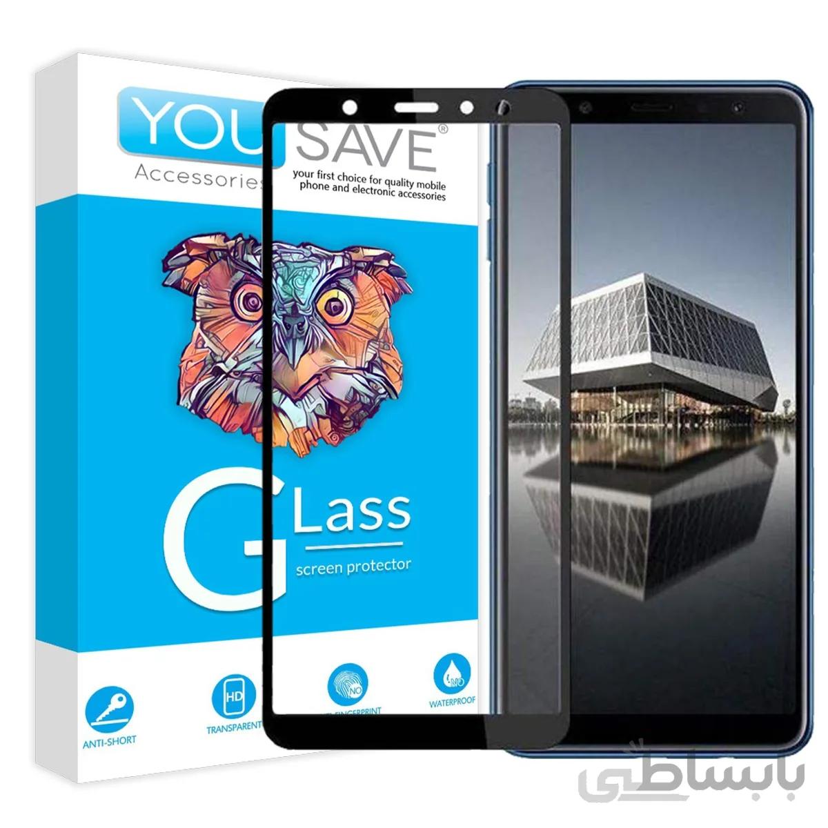 گلس تمام صفحه یوسیو مناسب برای گوشی سامسونگ Galaxy A7 2018