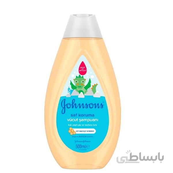 شامپو سر و بدن بچه جانسون مدل saf koruma حجم 500 میلی لیتر ا Johnson baby body shampoo model saf koruma volume 500ml کد 354027