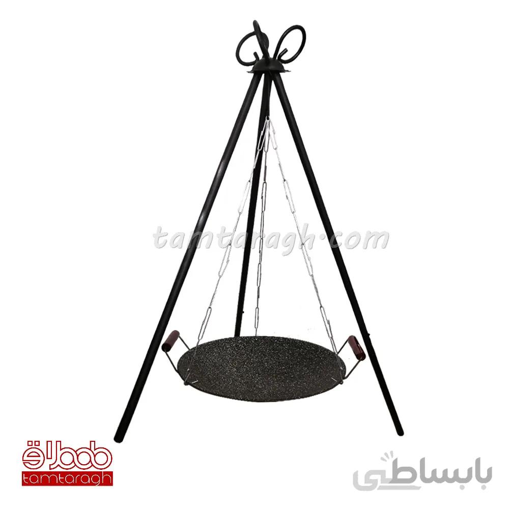 ساج سفری و سه پایه آتش با ارتفاع 115 سانتی