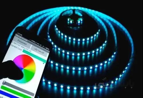 آموزش پروژه کنترل از راه دور رنگ led با استفاده از بلوتوث موبایل