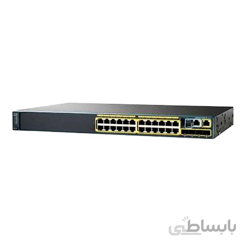 سوییچ 24 پورت سیسکو مدل WS-C2960X-24TS-L