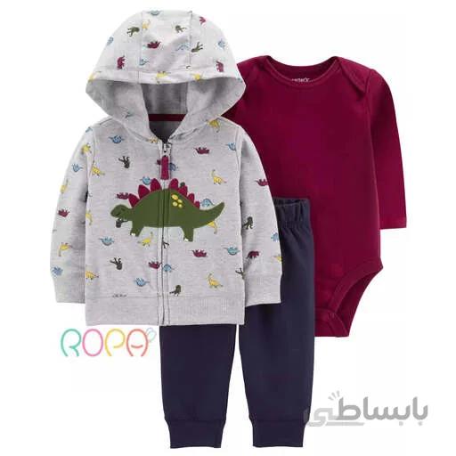 سه تکه سویشرتی دایناسوری کارترز