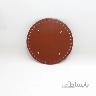 کفی دایره عسلی تیره 20 سانت
