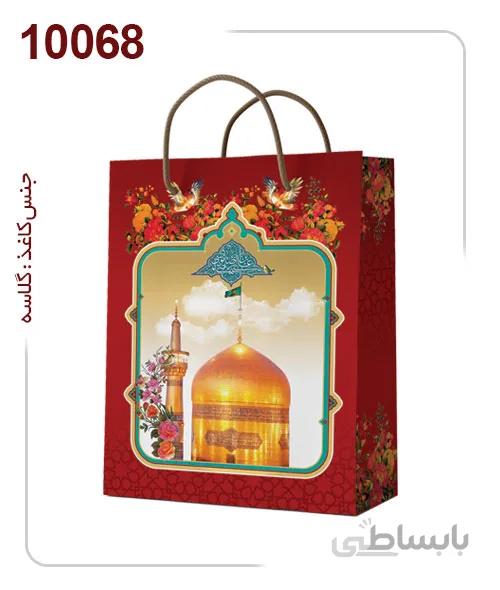 ساکدستی فانتزی طرح حرم امام رضا با کاغذ گلاسه کد10068