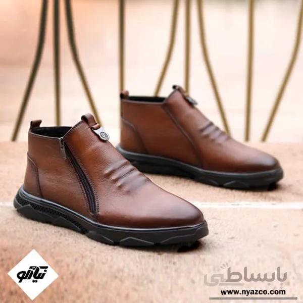 نیم بوت مردانه طاها مدل اسکای کد S02