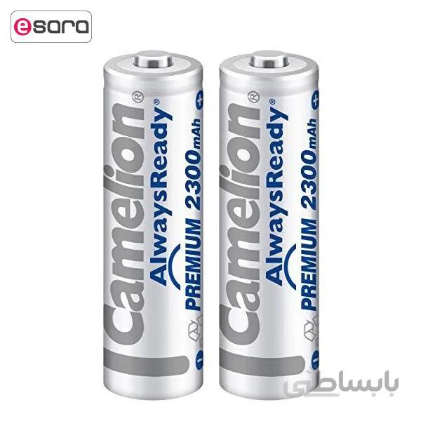 باتری قلمی قابل شارژ کملیون مدل Always Ready بسته 2 عددی ا Camelion Always Ready AA Battery Pack of 2