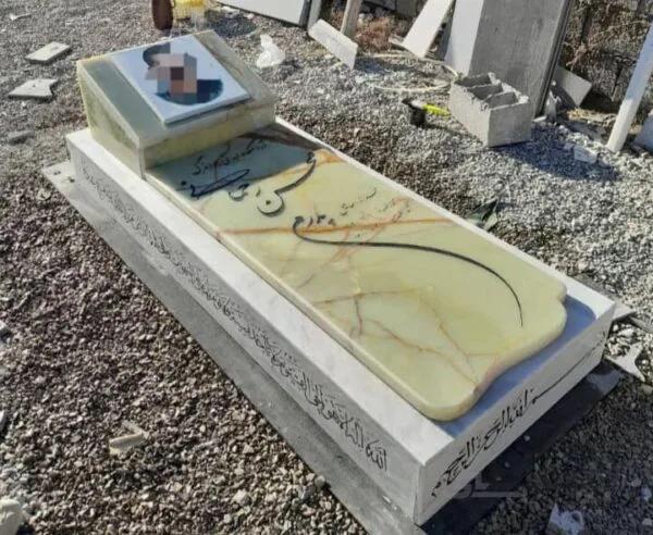 سنگ قبرمرمرترکیبی