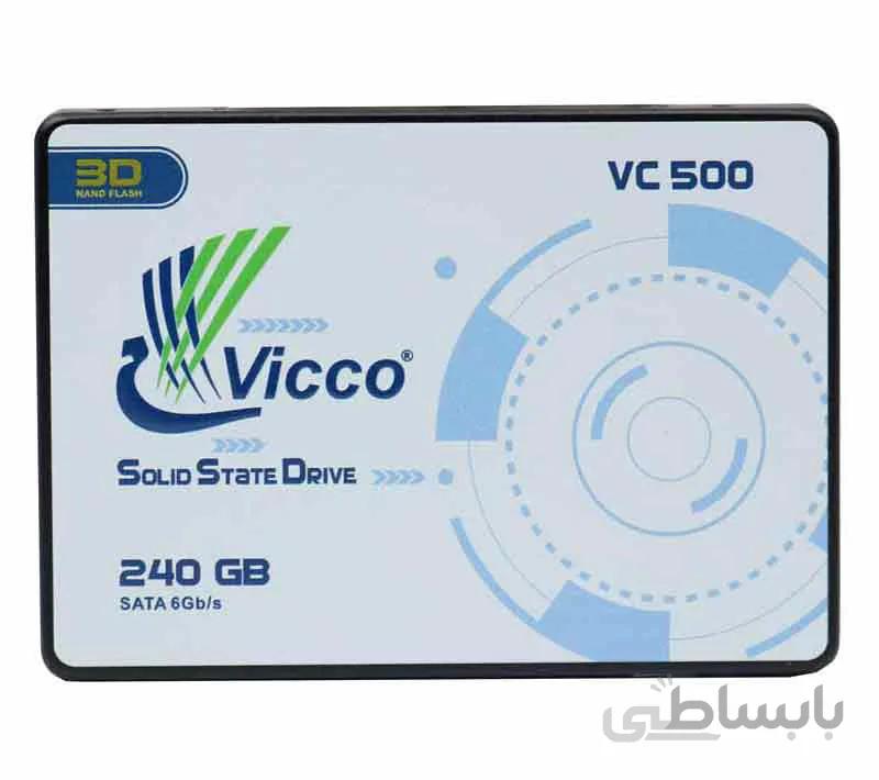 اس اس دی اینترنال ویکومن مدل VC500 ظرفیت 16+240 گیگابایت ا Vicco man VC 500 Internal SSD 240+16 GB