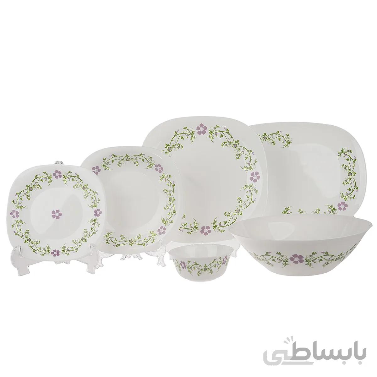 سرويس غذاخوري 26 پارچه لومينارک مدل Carine Nimalie ا Luminarc Carine Nimalie Dinnerware Set 26 Pcs