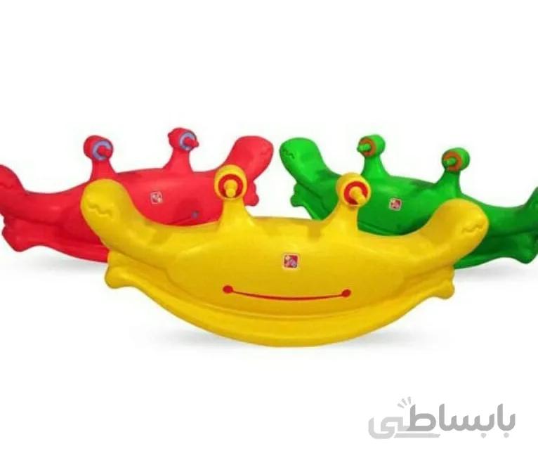 الاکلنگ دو نفره کودک خرچنگ - تجهیزات مهد کودک و تجهیزات خانه بازی نوین تویز