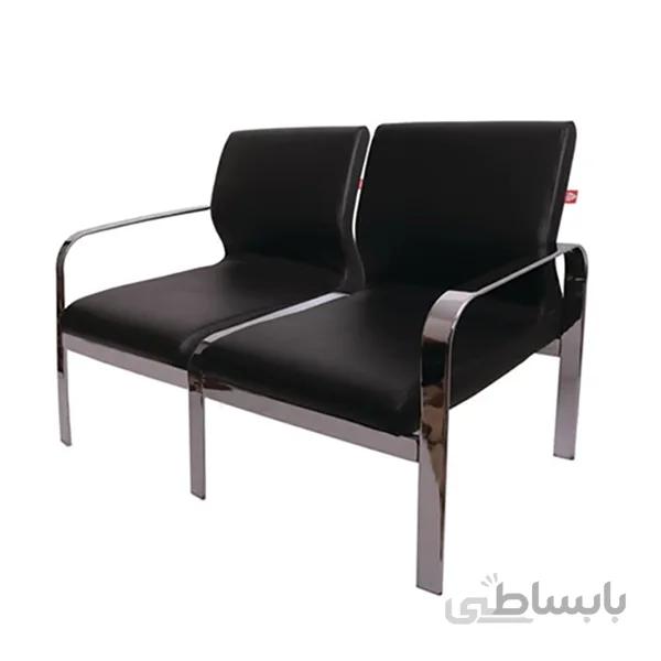 مبلمان اداری دو نفره دسته فلزی آروکو مدل S912