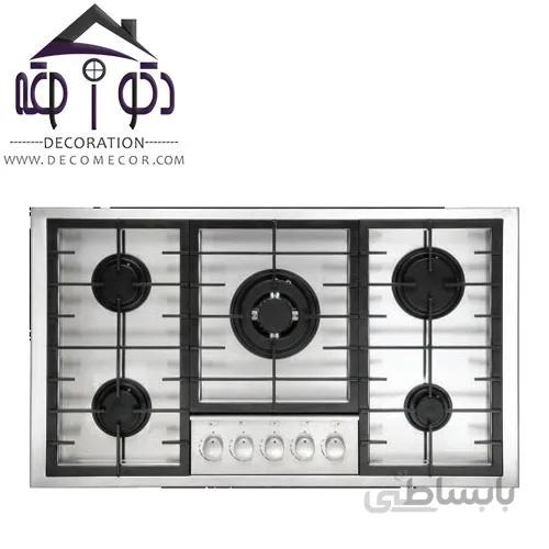 اجاق گاز صفحه ای زیگما مدل Sigma Pro 5G Center 90 Steel