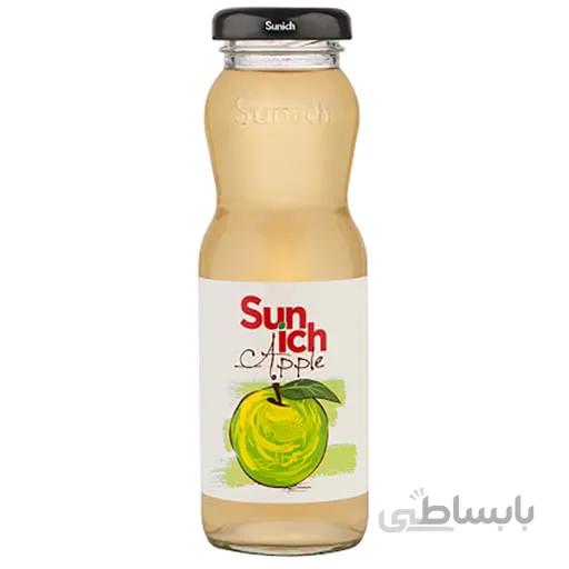 آبمیوه سیب سن ایچ شیشه ای 200CC باکس 12 عددی