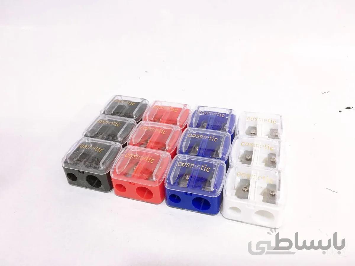 مداد تراش آرایشی استاندارد با درب محافظ ا Pencil sharpener