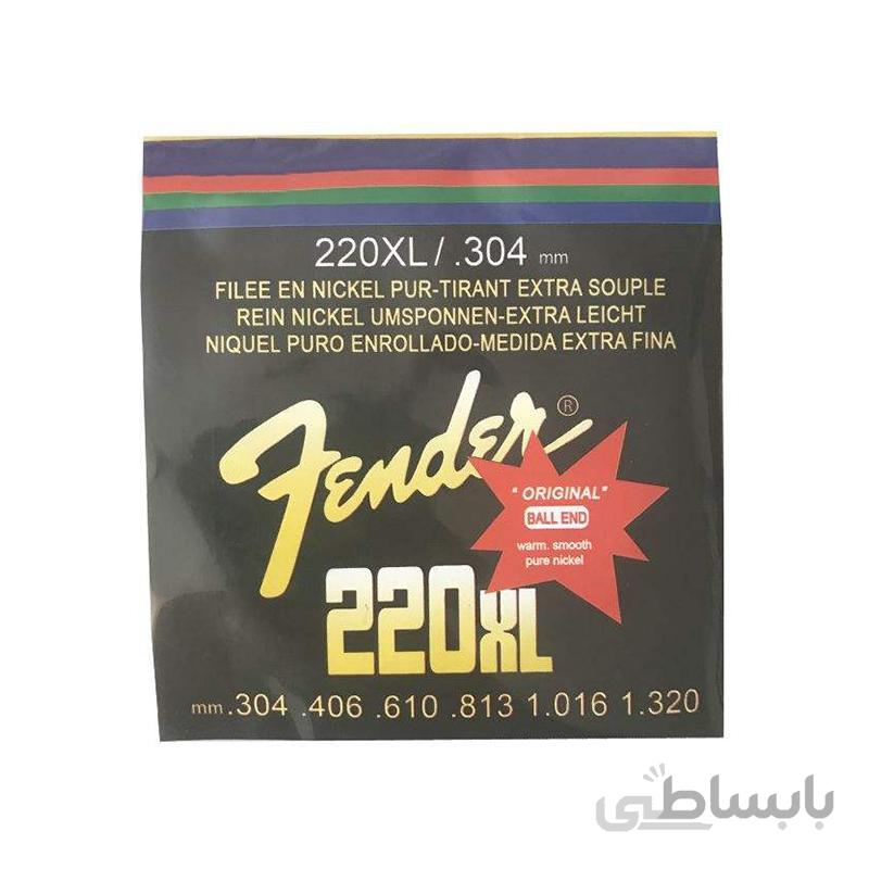 سیم گیتار کلاسیک فندر بلک مدل 220XL