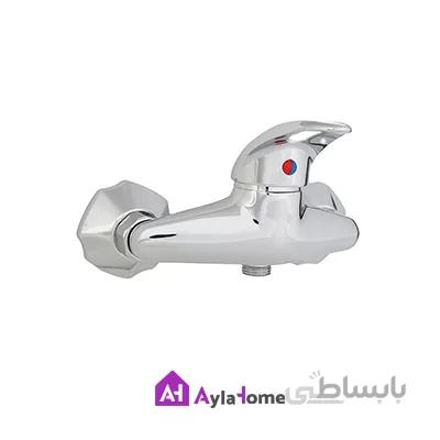 شیر مخلوط توالت موست مدل مهرگان کروم