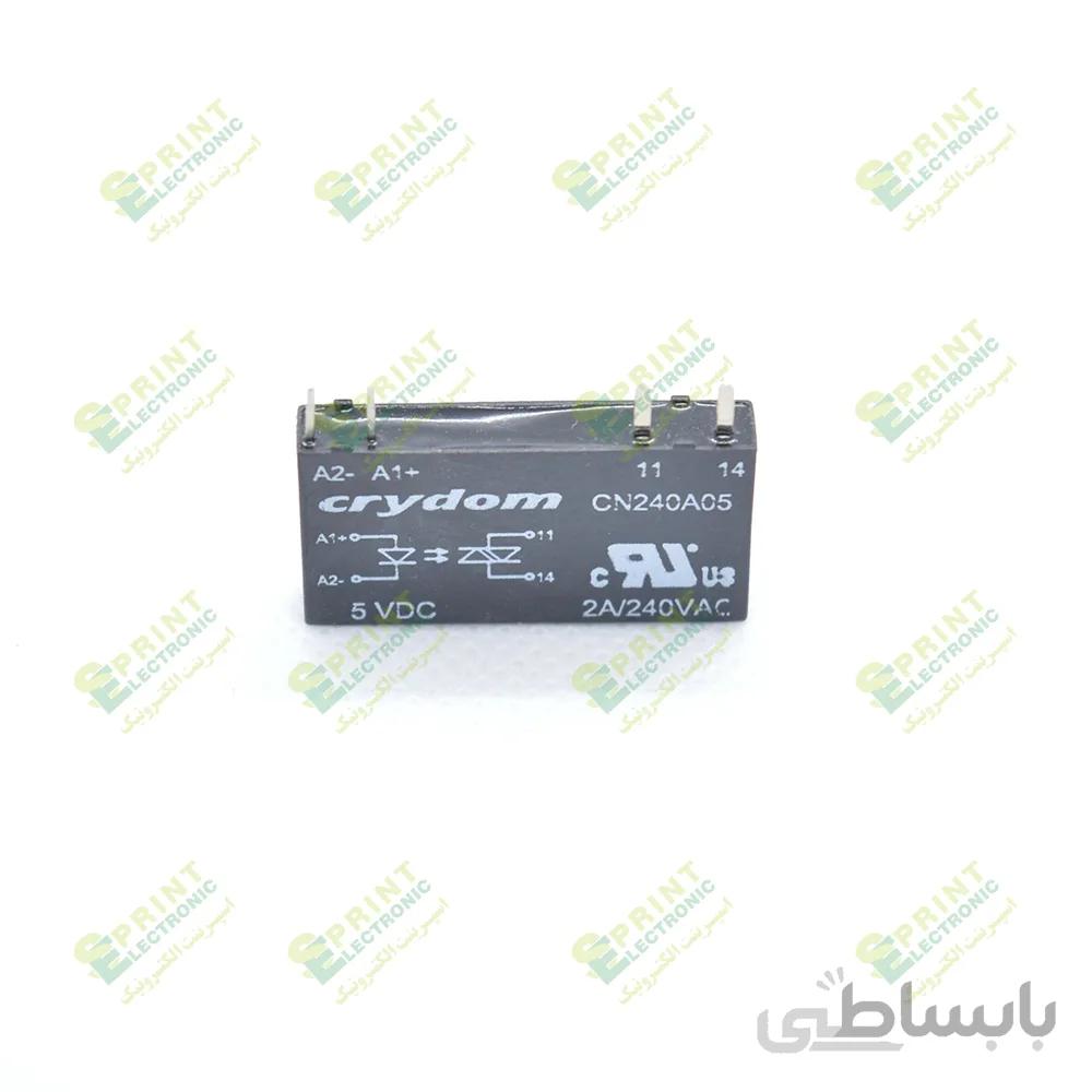 رله الکترونیکی SSR روبردی 4 پایه تک فاز 2 آمپر DC/AC